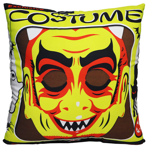 *Vintage Devil Mask Box Pillow