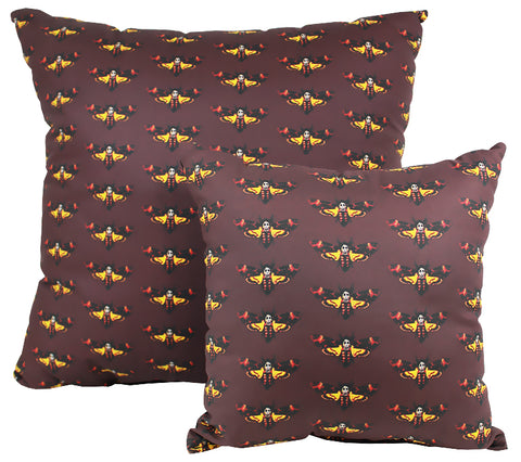 Moth Pattern Pillow