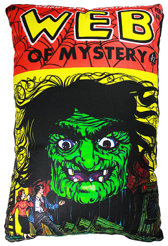 Web Of Mystery Comic Pillow