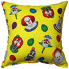 Clown Collage Pillow