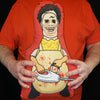 Leather-Fried Chicken Pillow