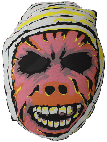 Vintage Mummy Mask Pillow