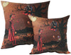 Mischief At Dusk Pillow