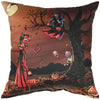 Mischief At Dusk Pillow