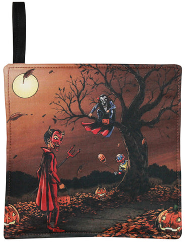 Mischief At Dusk Pot Holder