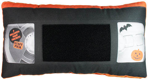 VHS Pillow - Halloween Edition (Black)
