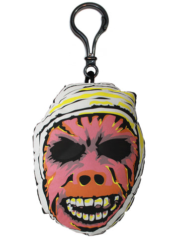Vintage Mummy Mask Backpack Clip