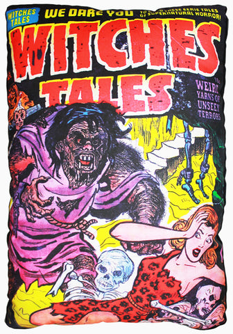Witches Tales Comic Pillow